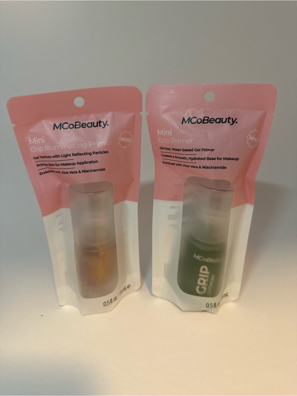 MCo Beauty Grip Primer Duo Mini Travel Size Illuminating